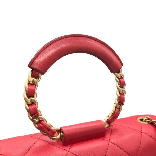 2300037945410 6 CHANEL Matelasse 2WAY shoulder bag red lambskin shoulder bag