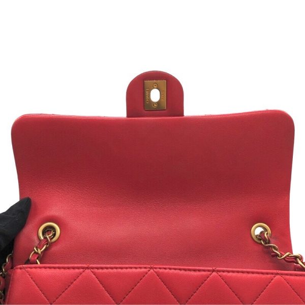 2300037945410 7 CHANEL Matelasse 2WAY shoulder bag red lambskin shoulder bag