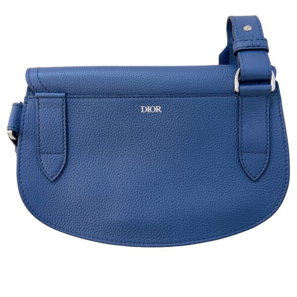 2300037946226 3 Christian Dior Saddle Shoulder Pouch Blue Body Bag