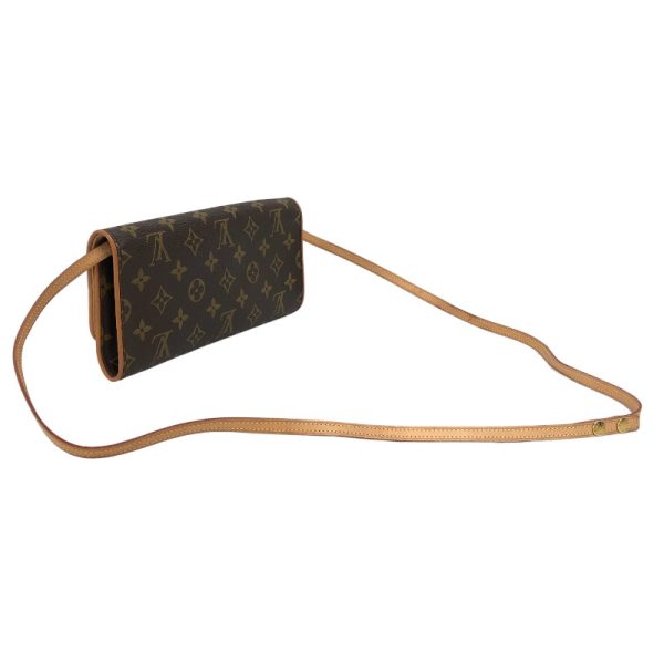 2300038002686 2 LOUIS VUITTON Pochette Twin M51852 Monogram Shoulder Bag