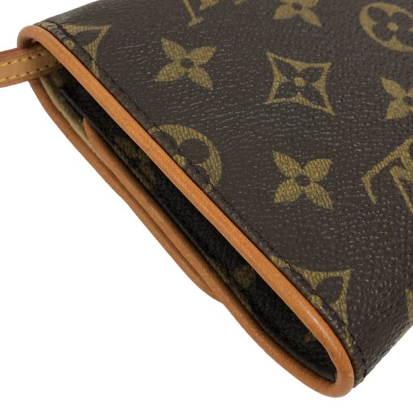 2300038002686 7 LOUIS VUITTON Pochette Twin M51852 Monogram Shoulder Bag