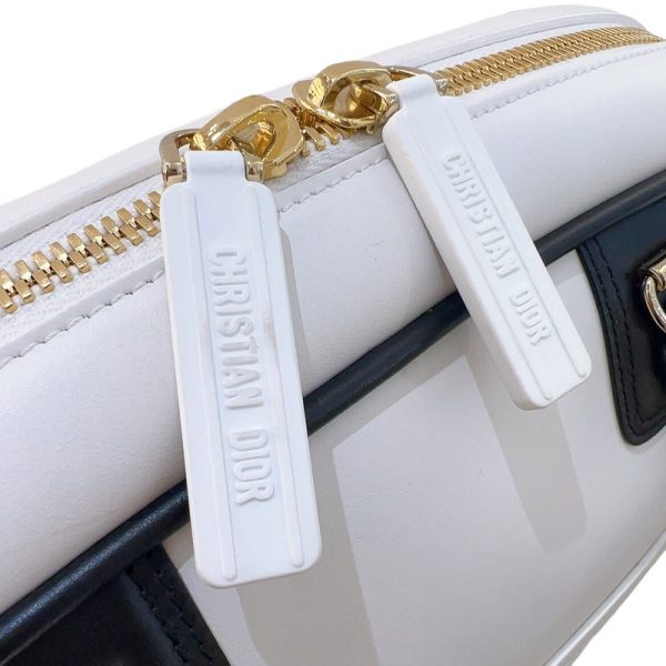 2300038058669 8 Christian Dior Bowling Bag WhiteBlack Handbag