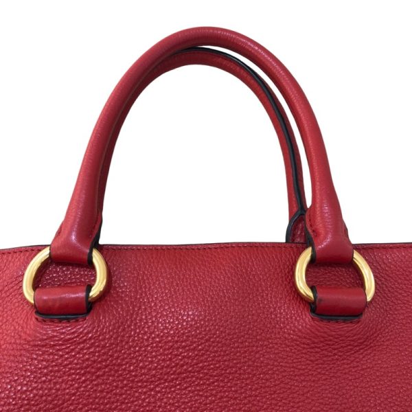 2300038135940 11 PRADA 2way tote bag 1BG865 red tote bag