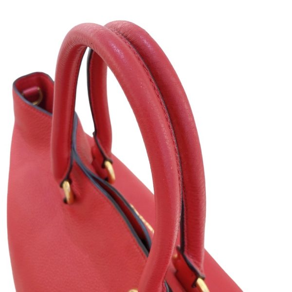 2300038135940 13 PRADA 2way tote bag 1BG865 red tote bag