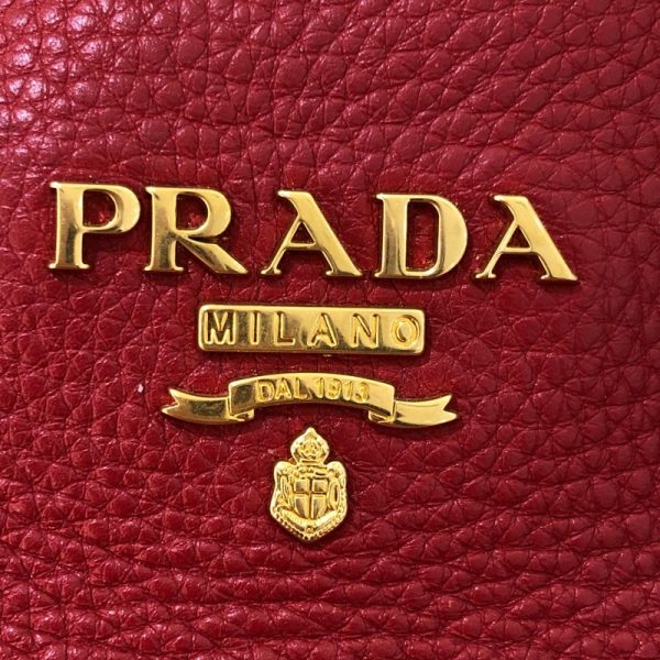 2300038135940 16 PRADA 2way tote bag 1BG865 red tote bag