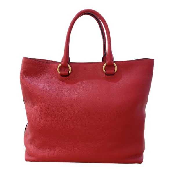 2300038135940 3 PRADA 2way tote bag 1BG865 red tote bag