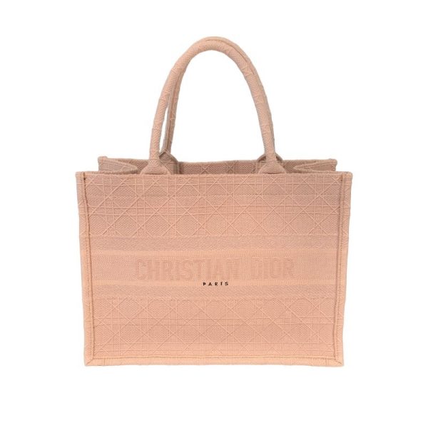 2300038171955 1 Christian Dior Book Tote Medium Pink Tote Bag