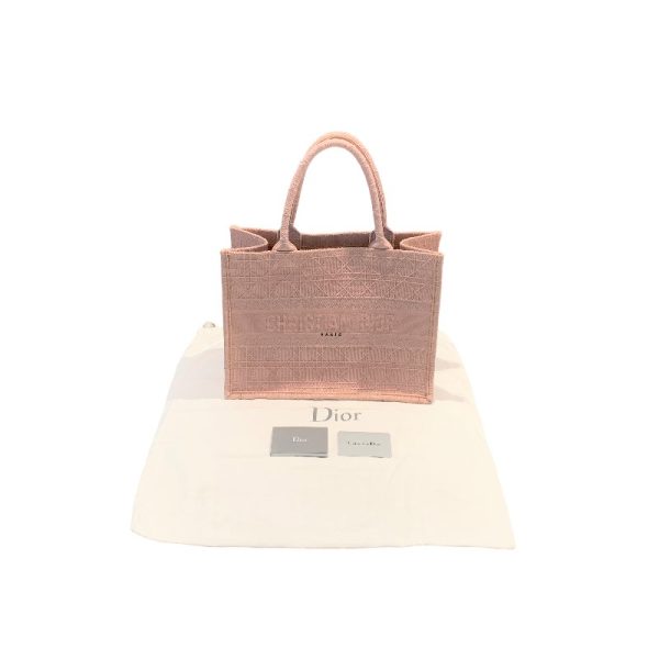 2300038171955 14 Christian Dior Book Tote Medium Pink Tote Bag