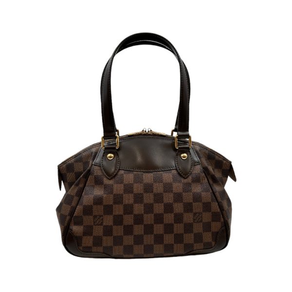 2300038269805 2 LOUIS VUITTON Verona PM N41117 Brown Damier handbag