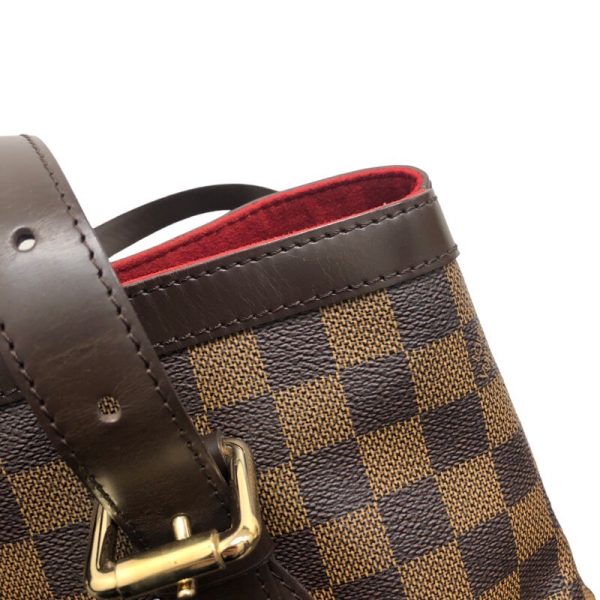 2300038310224 10 LOUIS VUITTON Hampstead MM N51204 Damier Ebene Tote