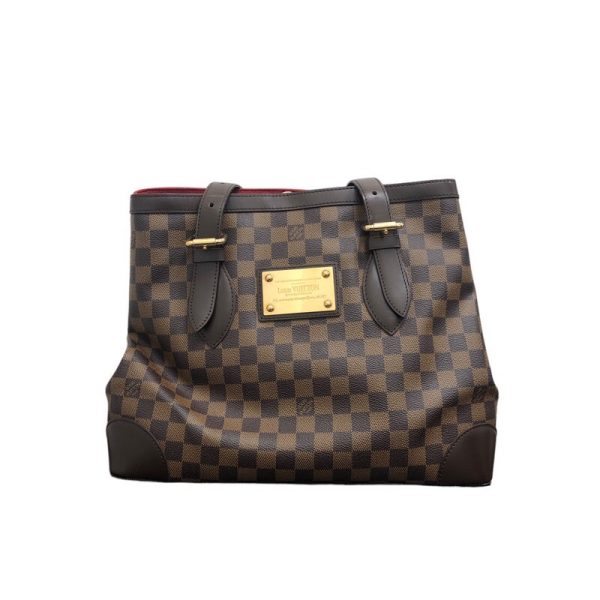 2300038310224 LOUIS VUITTON Hampstead MM N51204 Damier Ebene Tote