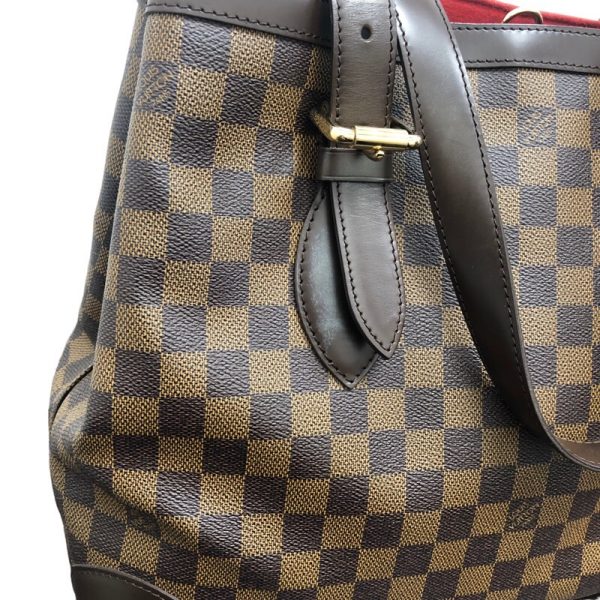 2300038310224 7 LOUIS VUITTON Hampstead MM N51204 Damier Ebene Tote