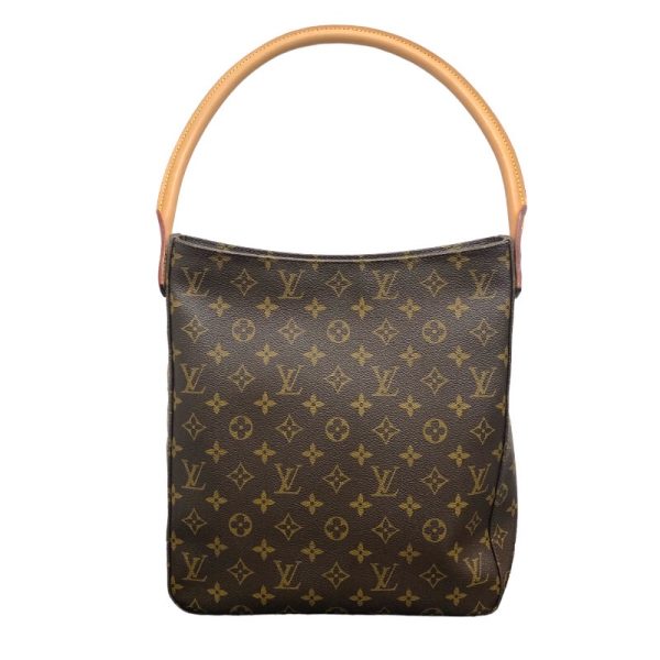 2300038310545 LOUIS VUITTON Looping GM M51145 Brown Monogram Handbag