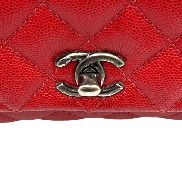 2300038399205 5 CHANEL Coco Handle XS Red Caviar Handbag