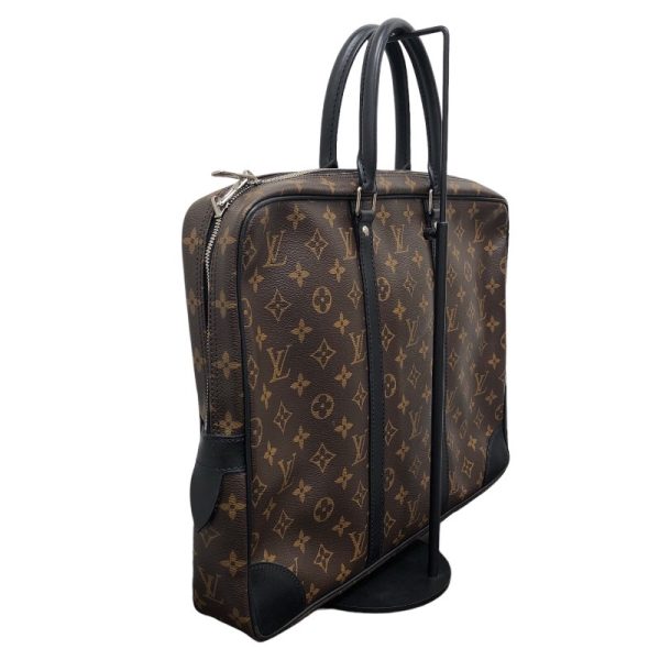 2300038400352 1 LOUIS VUITTON Porte Cumin Voyage Noir Macassar Brown