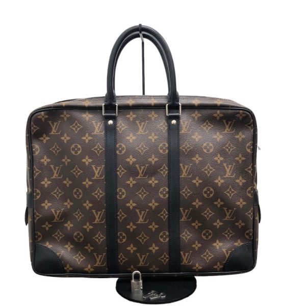 2300038400352 LOUIS VUITTON Porte Cumin Voyage Noir Macassar Brown