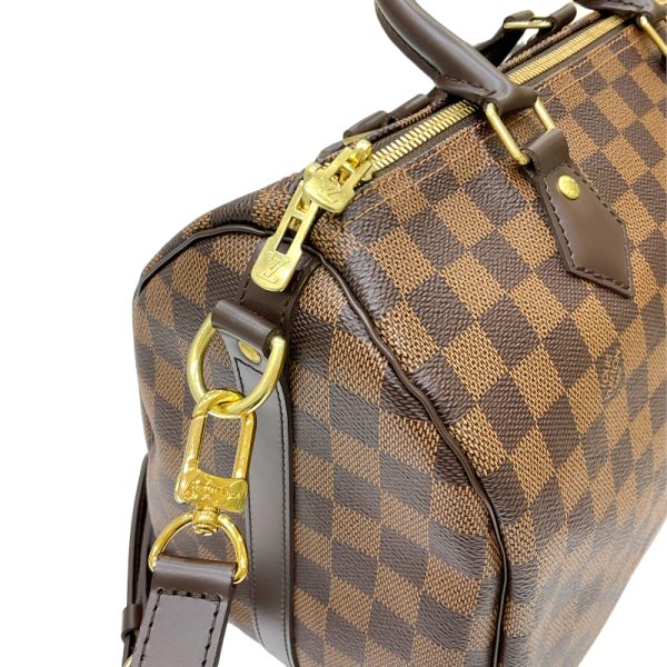 2300038565419 10 LOUIS VUITTON Speedy Bandouliere 30 Ebene Damier Canvas 2way