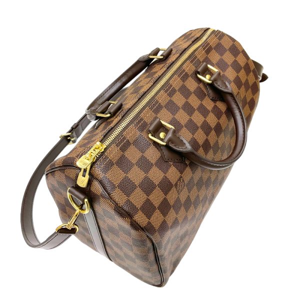 2300038565419 11 LOUIS VUITTON Speedy Bandouliere 30 Ebene Damier Canvas 2way