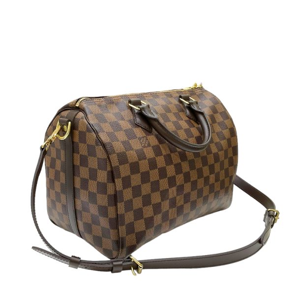 2300038565419 4 LOUIS VUITTON Speedy Bandouliere 30 Ebene Damier Canvas 2way