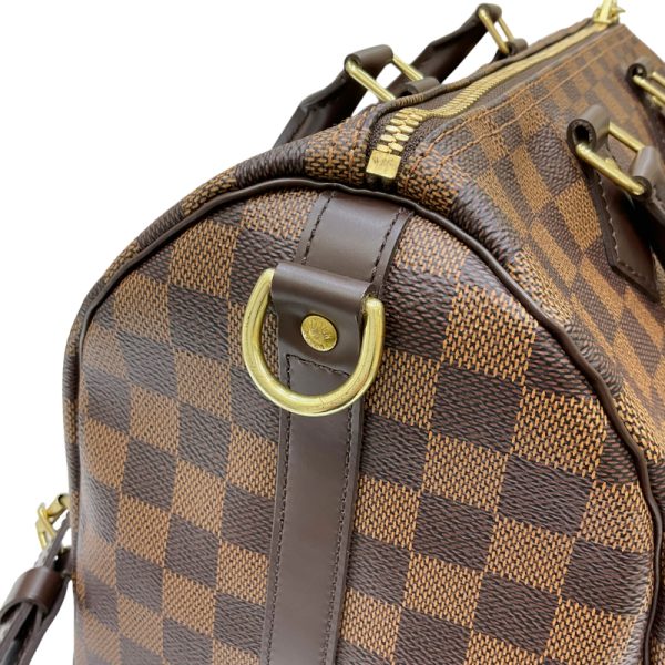 2300038565419 9 LOUIS VUITTON Speedy Bandouliere 30 Ebene Damier Canvas 2way