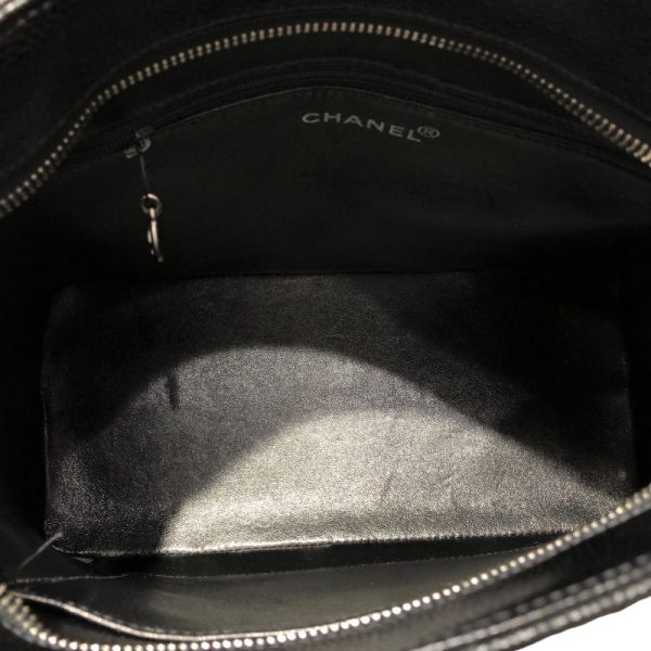 2300038644053 7 CHANEL Tote Black Metal Caviar Skin Tote Bag