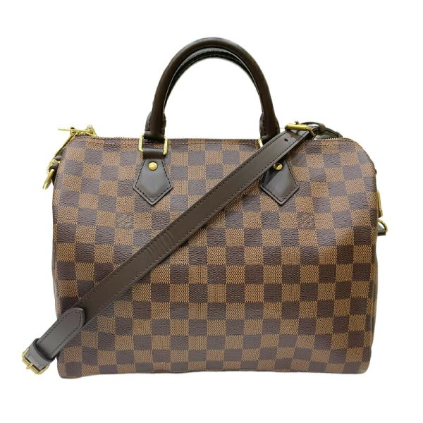 2300038743619 1 LOUIS VUITTON Speedy Bandouliere 30 Ebene Damier Canvas Bag