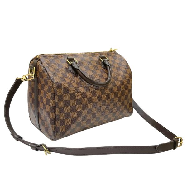 2300038743619 4 LOUIS VUITTON Speedy Bandouliere 30 Ebene Damier Canvas Bag