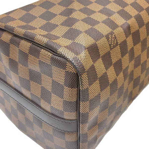 2300038743619 6 LOUIS VUITTON Speedy Bandouliere 30 Ebene Damier Canvas Bag