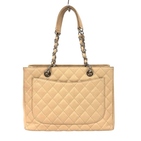 2300038743671 1 CHANEL GST chain tote beige caviar skin tote bag