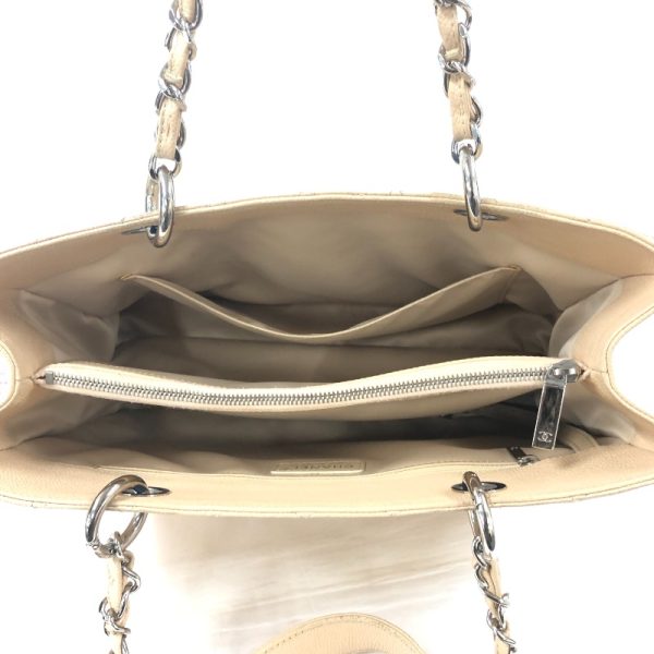 2300038743671 4 CHANEL GST chain tote beige caviar skin tote bag