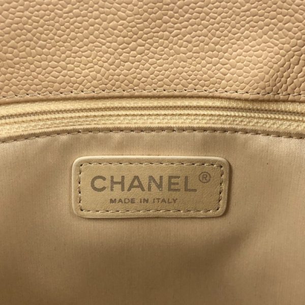 2300038743671 5 CHANEL GST chain tote beige caviar skin tote bag