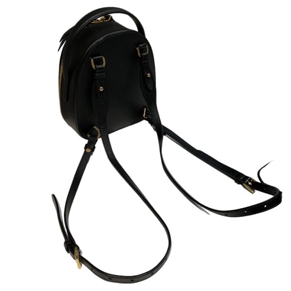 2300038804679 5 PRADA Saffiano Odette Backpack Black Rucksack