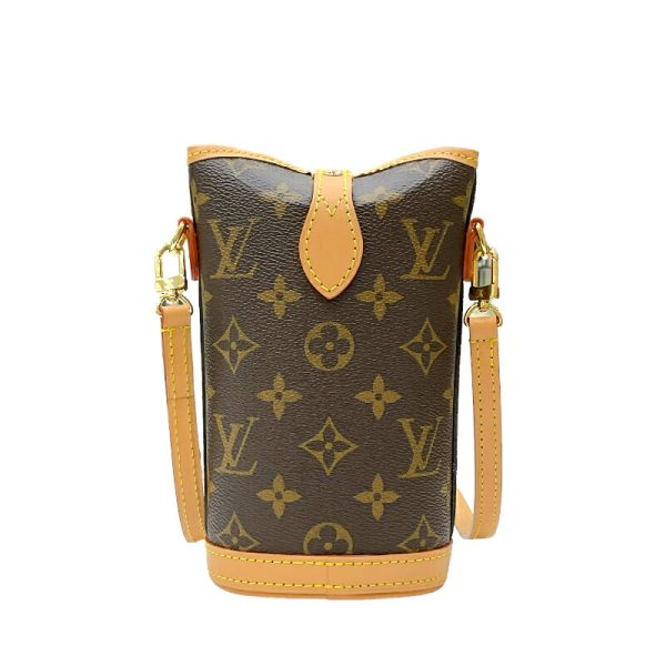 2300038812827 2 LOUIS VUITTON Pouch Brown CanvasShoulder Bag