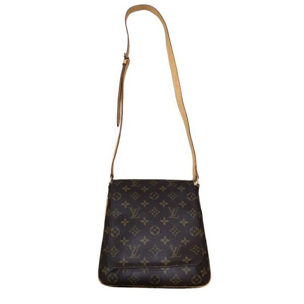 2300038818249 2 LOUIS VUITTON Musette Salsa Long M51387 Monogram Shoulder Bag