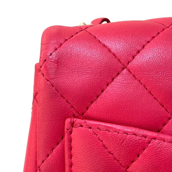 2300038825667 13 CHANEL Mini Matelasse 18 Pink Lambskin Shoulder Bag