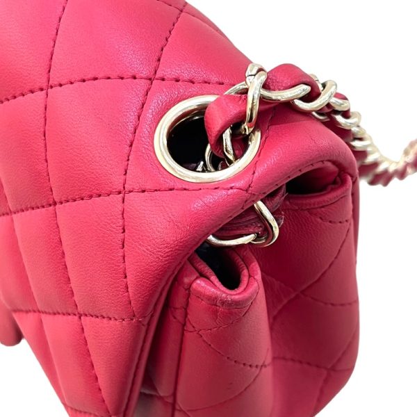 2300038825667 15 CHANEL Mini Matelasse 18 Pink Lambskin Shoulder Bag