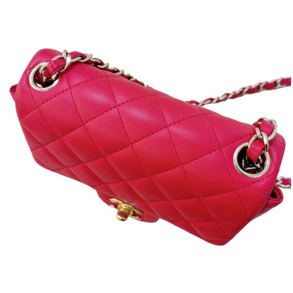 2300038825667 4 CHANEL Mini Matelasse 18 Pink Lambskin Shoulder Bag