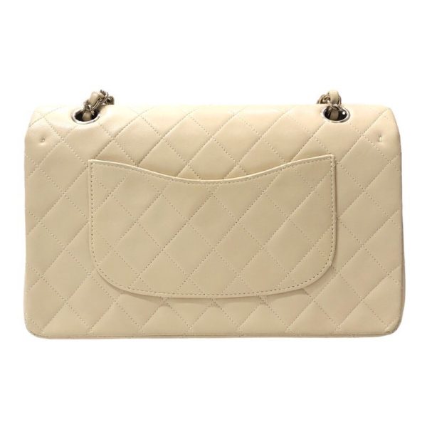 2300038825728 2 CHANEL Matelasse 25 Ivory SV lambskin shoulder bag