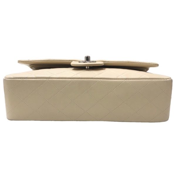 2300038825728 4 CHANEL Matelasse 25 Ivory SV lambskin shoulder bag