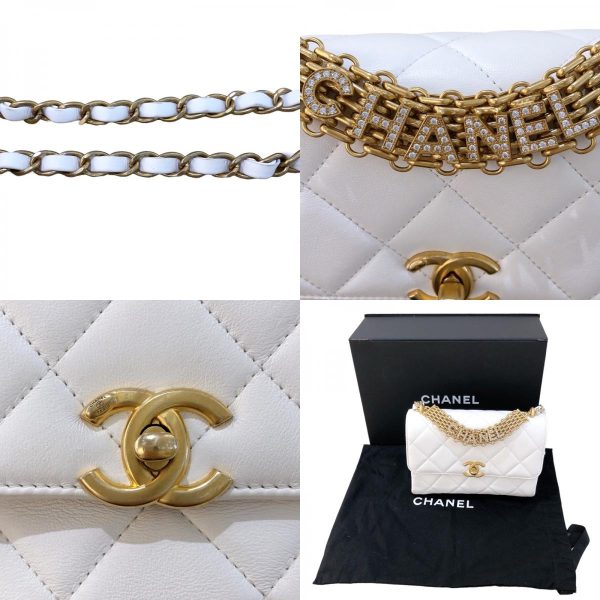 2300038826114 23 c CHANEL Chain Shoulder Bag Calf Shoulder Bag