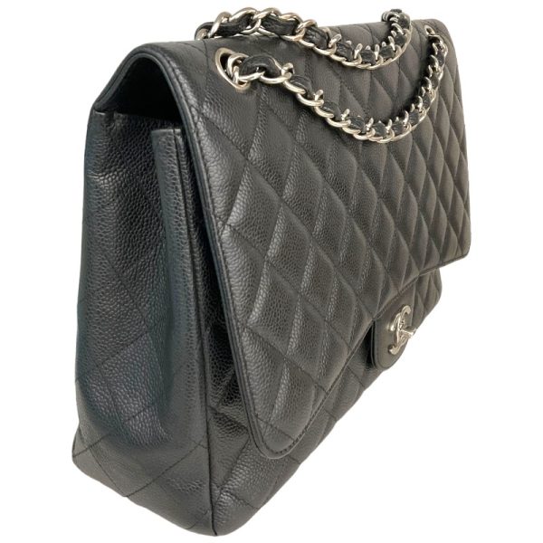 2300038826220 3 CHANEL Deca Matelasse 34 Black caviar skin shoulder bag