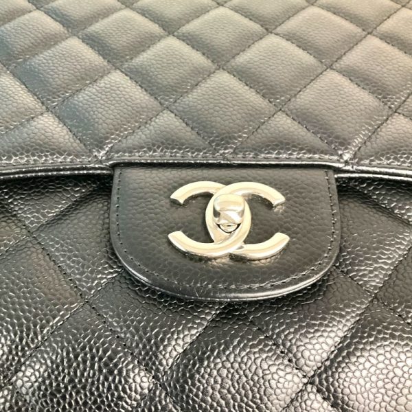 2300038826220 8 CHANEL Deca Matelasse 34 Black caviar skin shoulder bag