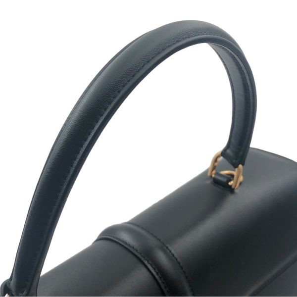 2300038963802 6 CELINE Saise Medium Black Calf Handbag