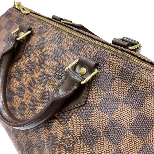 2300039273177 11 LOUIS VUITTON Speedy Bandouliere 30 Ebene Damier 2way Bag