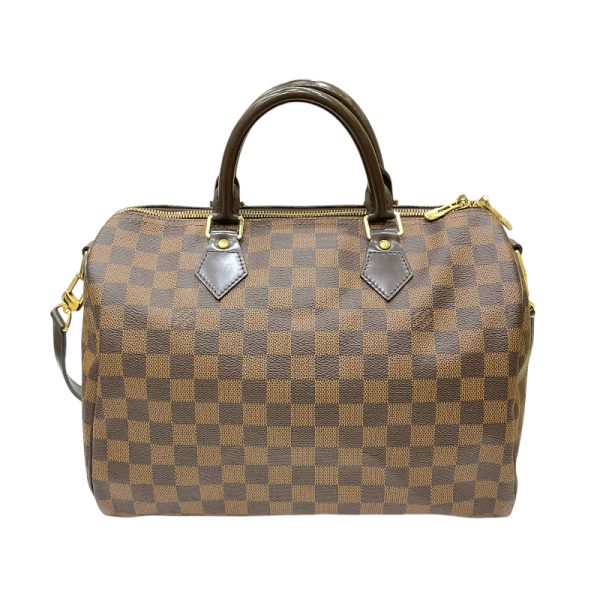 2300039273177 2 LOUIS VUITTON Speedy Bandouliere 30 Ebene Damier 2way Bag