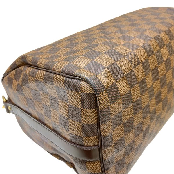 2300039273177 6 LOUIS VUITTON Speedy Bandouliere 30 Ebene Damier 2way Bag