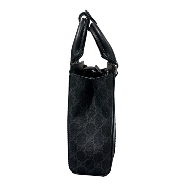 2300039273566 4 GUCCI Mini Tote 2WAY Bag Black Handbag