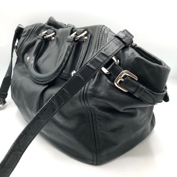 2300039328341 1 PRADA 2WAY handbag BN1954 black shoulder bag