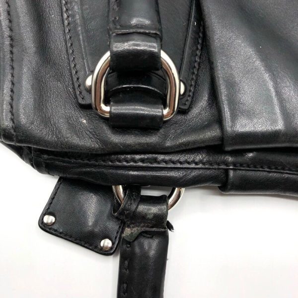 2300039328341 9 PRADA 2WAY handbag BN1954 black shoulder bag