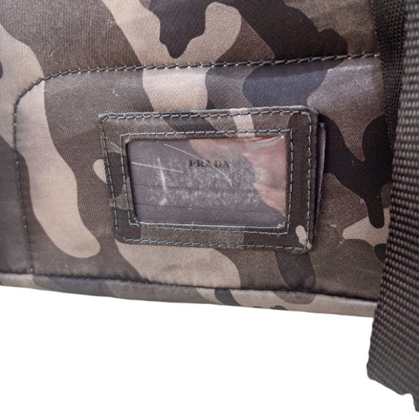 2300039329348 13 PRADA Camouflage Backpack Black Nylon Rucksack